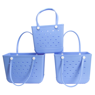 EVA Beach Bag voor zwembad Fun Woowave Rubber Vrouwen Kinderen Kleine Bogg Bag opslag Tote