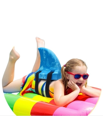 Pool Training Kickboard voor kinderen Float Shark Fin EVA Blauwe riem Accessoires