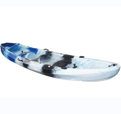Woowave 2 personen Vissen Kajak HDPE Zit op de top Kajak Kanoe 370*87*33cm Pakketgrootte