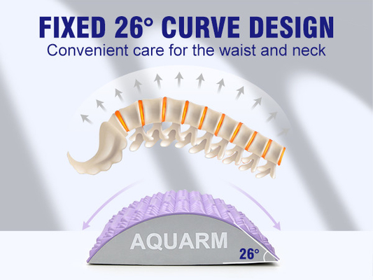 Woowave Purple Lower Back Stretcher voor Massage TPE Kussen Zeg afscheid van rugpijn