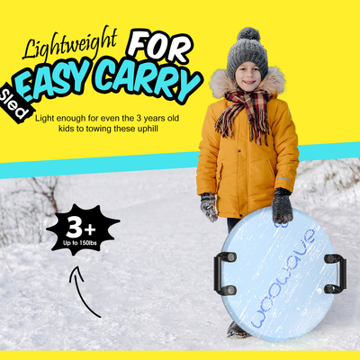 Verbeter je winteractiviteiten met onze sneeuw slee lengte 53cm rijder gewicht 130-150lbs