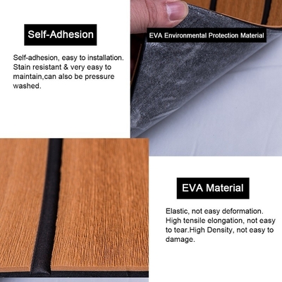 Moderne design stijl boot vloer op maat Ultralight Non-Slip EVA Foam Mat Plaat