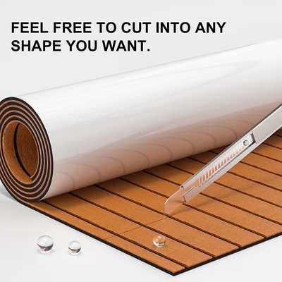 s T G Installatietype Decking Boat Deck Mat met geborsteld EVA-schuim en gemakkelijke installatie