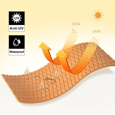 WOOWAVE 4 Pack Niet-slip tractie pad EVA Anti-Slip Foam Pads Dek Grip Mat met 3M Adhesief Bruin