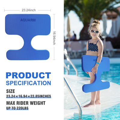 Waterskiën EVA Foam Saddle Float Seat voor volwassenen en kinderen 23.24 x 16.94 x 1.6 inch