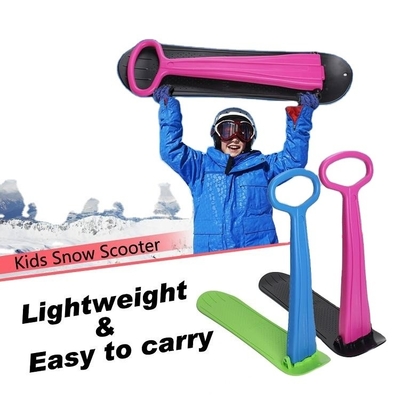 92cm lengte sneeuw scooter voor kinderen Duurzame plastic ski slee Klappende kick-scooter