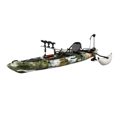 Motor Design Sit On Plastic Single Kayak De Pesca 360*80*35cm Grootte 200lbs Kracht Adviseer