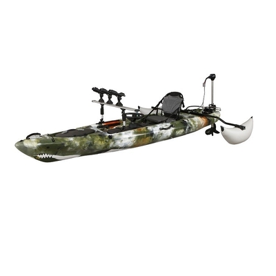 Motor Design Sit On Plastic Single Kayak De Pesca 360*80*35cm Grootte 200lbs Kracht Adviseer