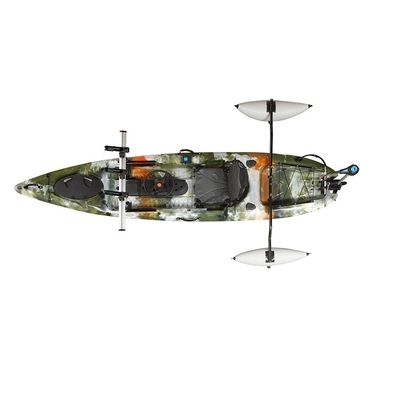 Motor Design Sit On Plastic Single Kayak De Pesca 360*80*35cm Grootte 200lbs Kracht Adviseer