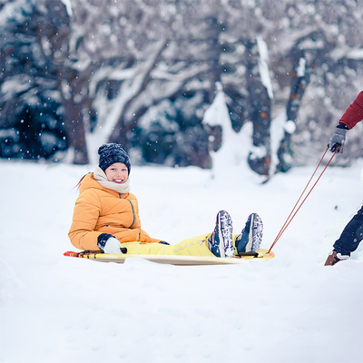 Ervaar de vreugde van sneeuw met Woowave Lightweight PE Core Foam Sled Kids Snowboard
