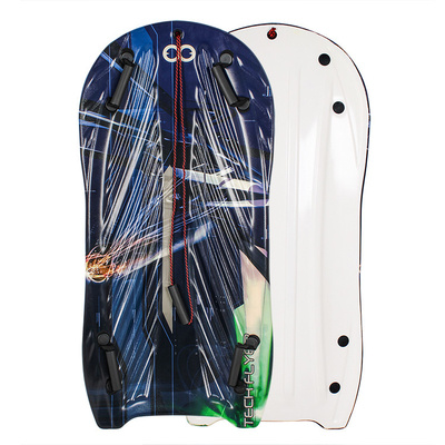 Kinders snowboard met handvat en touw blauw schuim plastic sneeuw slee voor de warme winter verkoop