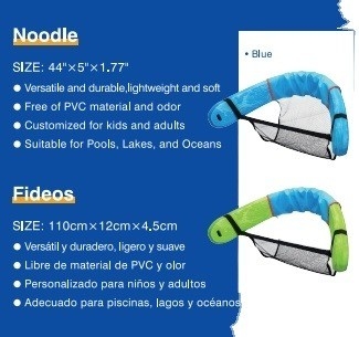 Aanpassen Logo Zachte EVA Foam zwembad Float Noodle 4,5 cm Dikte voor water spelen in bulk