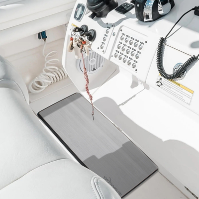 Grijs Aangepaste EVA zelfklevende vloer Boat Decking Sheet Deck Matten voor boot L 36in*W 16in*H13mm