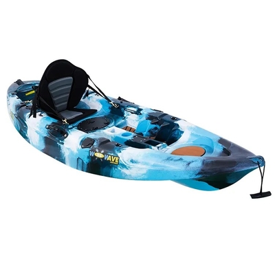 Unisex Woowave eenpersoons plastic kajakpeddel voor vissen en kanoën