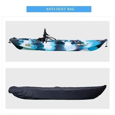 Unisex Woowave eenpersoons plastic kajakpeddel voor vissen en kanoën