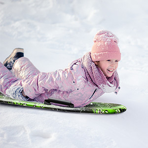 Rider Gewicht 180-200lbs 36 Inch Duurzaam XPE Schuim Sneeuw Slee voor Winter Outdoor Sport