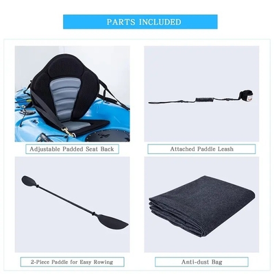 Single LLDPE plastic kajak visserij kano Paddle Ocean kajak voor ongeëvenaarde prestaties