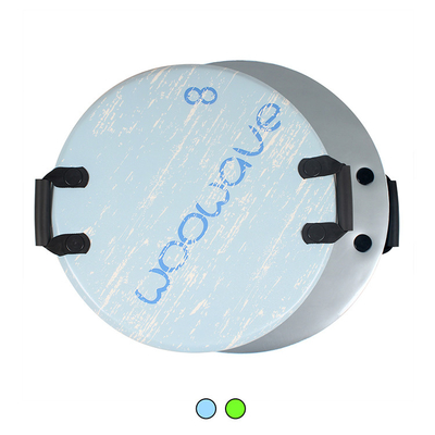 Groen PE Foam Core 21 inch ronde snowboard voor kinderen in de winter