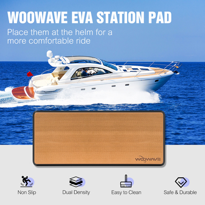 Waterdicht pad voor het dek van een boot Niet-glijdend EVA-schuimpad voor meren, rivieren en de decoratie van een boot