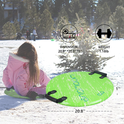 Ervaar de spanning van de winter met onze 21 inch ronde snowboard slee