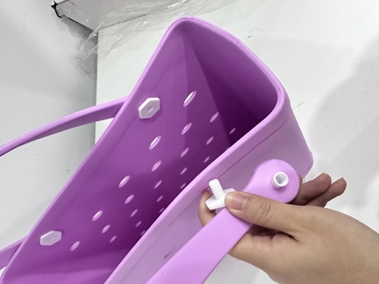 EVA strandzak voor de zomer Custom grote capaciteit totes zakken in duurzaam siliconen materiaal