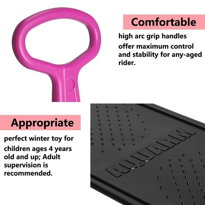 Plastic Snow Sled Scooter Opvouwbaar Ski Snowboard voor wintersport 36*32*10 inch Grootte