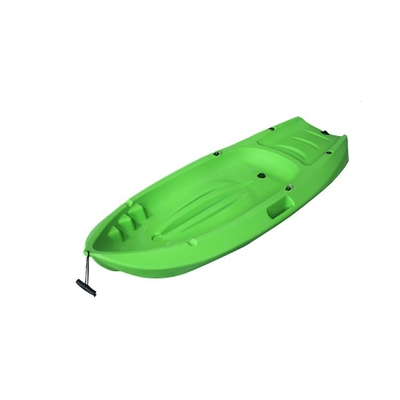 Zit op de top kajakboot kano vissen roeiboot voor kinderen vissen stok houder kleuren blauw