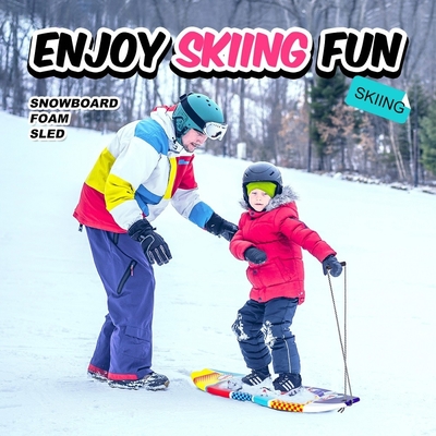 Seizoen winter sneeuw trekken sneeuw bord Duurzaam plastic single sneeuw slee voor kinderen's plezier