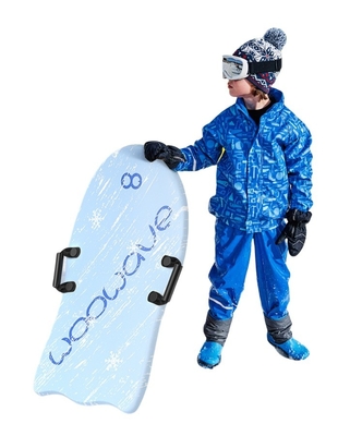 36 inch sneeuwsleeën voor kinderen Ski Kid sneeuwslee met twee handgrepen lichtgewicht en PE-kern
