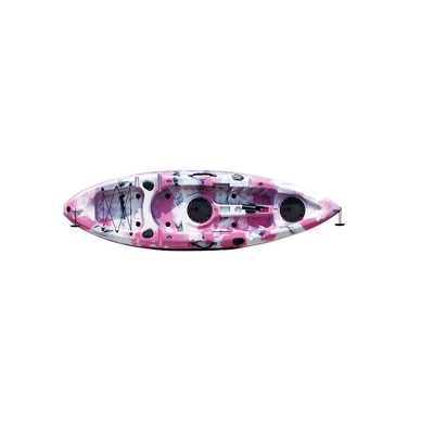 130 kg/287 lbs Belastingcapaciteit WOOWAVE 2.7m Plastic Ocean Canoe/Kayak voor meren Rivieren
