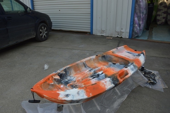 Gele of op maat gemaakte Woowave camouflage kajak voor familie vissen en kinderen kano's