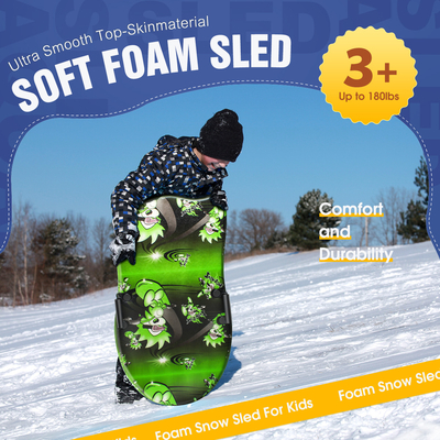 Sneeuwslee met handvat en aangepaste kleur Makkelijk te dragen HDPE bodem 36 inch PE Foam Core