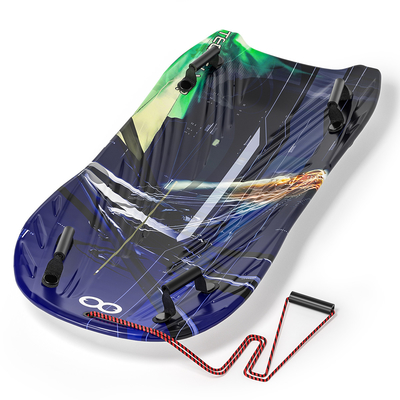 EPS-sneeuwsleeën voor volwassenen voor winterskiën Plastic snowboard met touwtje