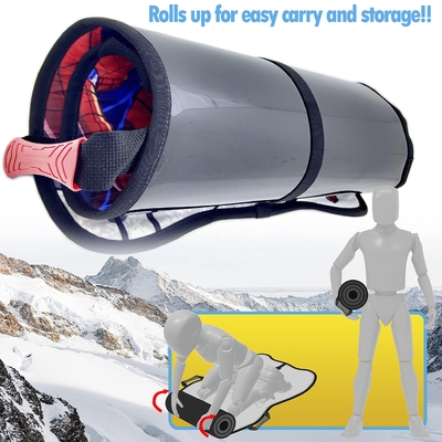 Custom 45 inch Winter Foam Sled Soft Plastic Sleding Board voor sneeuwige opwinding