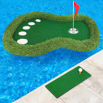 Golfmat met zwevend ontwerp en zijde-schermprinten