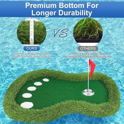 Golfmat met zwevend ontwerp en zijde-schermprinten