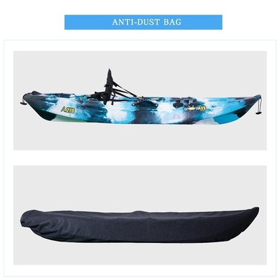 WOOWAVE Camouflage Eénpersoons plastic kajak voor roeien en toeren Lengte m 2,1 3m