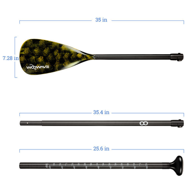 Lichte en duurzame 0,98 kg/2,16 lbs Vissen Paddel Board voor Stand Up Paddel