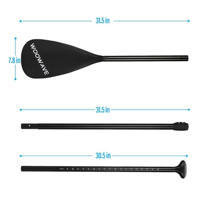 Woowave Carbon Fiberglass Stand Up Sup Paddle met 13.625kgs/30lbs kartonnen gewicht