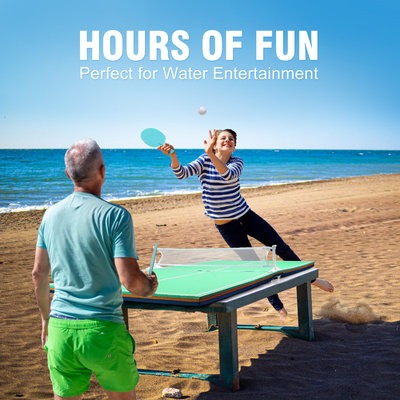 OEM-logo 2024 Water Play Game Set Float EVA Pingpong tafels Tennis voor buitenzwembad Plezier