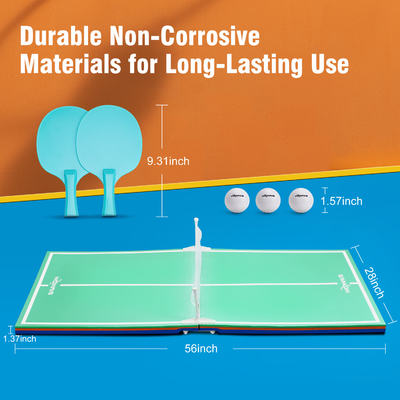 OEM-logo 2024 Water Play Game Set Float EVA Pingpong tafels Tennis voor buitenzwembad Plezier