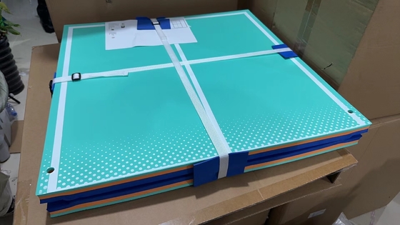Drijvend zwembad tafeltennis verplaatsbaar groen EVA tafeltennis tafel
