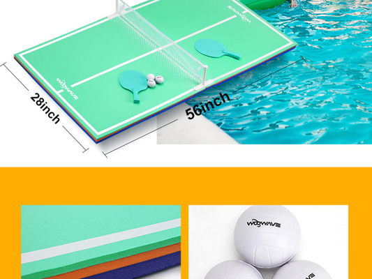 EVA Floating Table Tennis Set voor zwembad Beach Water Party Sport Game Beweegbare stijl