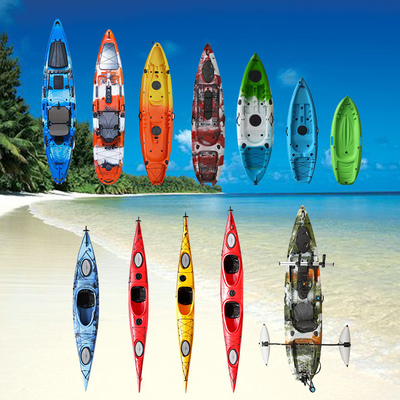 Plastic Sit On Kayak voor zee vissen GEEN opblaasbare 270*78*40cm Gemakkelijk te vervoeren