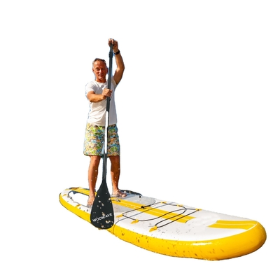 2.1lbs Woowave 3 Piece SUP Paddle Board Boat Carbon Fiber Paddle Oar voor vissen kajak