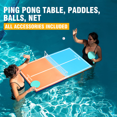 56' Floating Ping-Pong tafel zwembad spel Floating Tray met Paddle en Ball