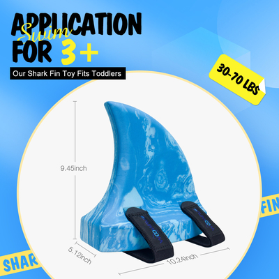 Blauw EVA Float Product Beginner Kick Board Zwemtrainer met verstelbare riemen