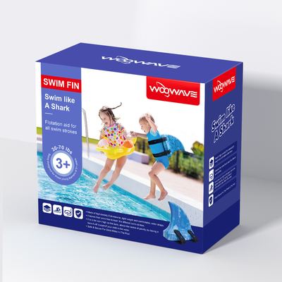 Blauw EVA Float Product Beginner Kick Board Zwemtrainer met verstelbare riemen