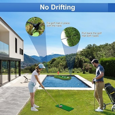 Ervaar realistisch thuis met Woowave Outdoor Float Putting Mat Cages Matten