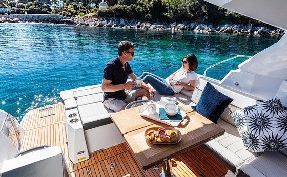 Moderne design woonkamer Eva Foam Roll Faux Teak Plaat Boat Carpet Synthetische Dekken